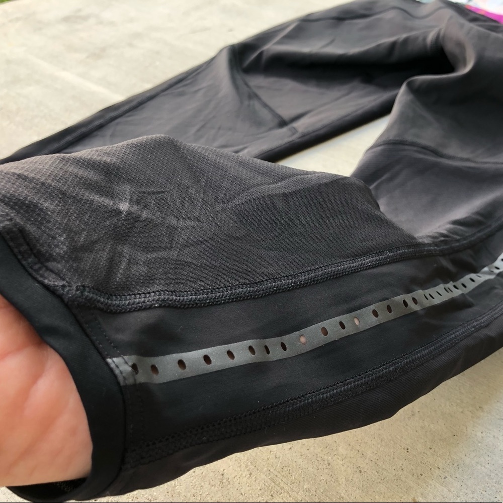 Rare! Lululemon Pace Pusher Crop Black Pigment Wave 6 - Picture 8 of 9